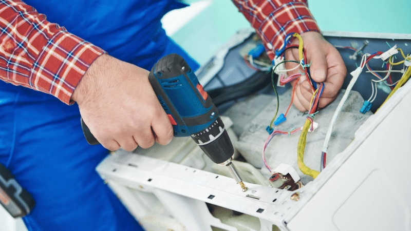 Pursaklar Çetintaş Çetintaş çamaşır makinesi kart tamiri – Su almama arızası orijinal parça ile giderildi. - Teknik servis örneği